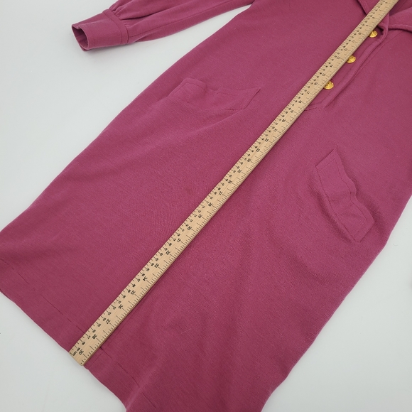 Vintage Ports International Pure Virgin Wool Long Sleeve Dress - Picture 4 of 9